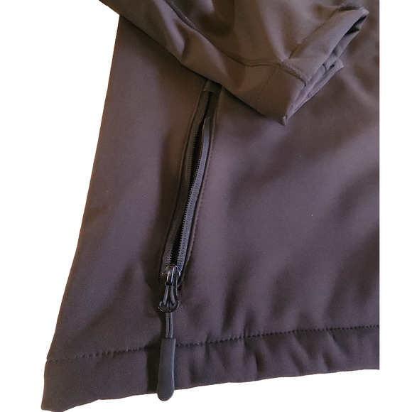 Okuma Mens Softshell Hooded Inspired Fishing Jacket Black Water Repellant L - Picture 4 of 11